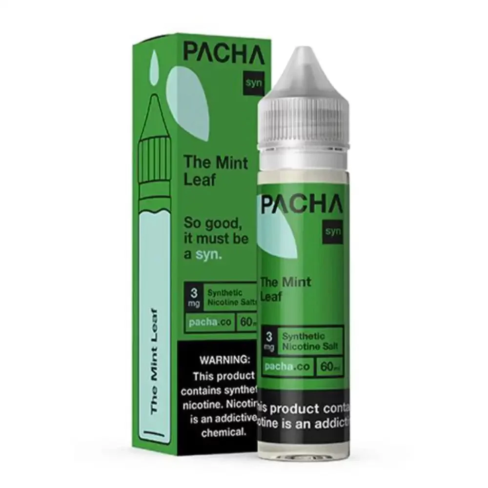 Pachamama TFN Series the mint leaf E-Liquid 60mL (Freebase)