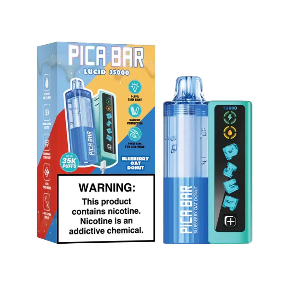 PICA BAR Lucid 35K Puffs blueberry oat donut