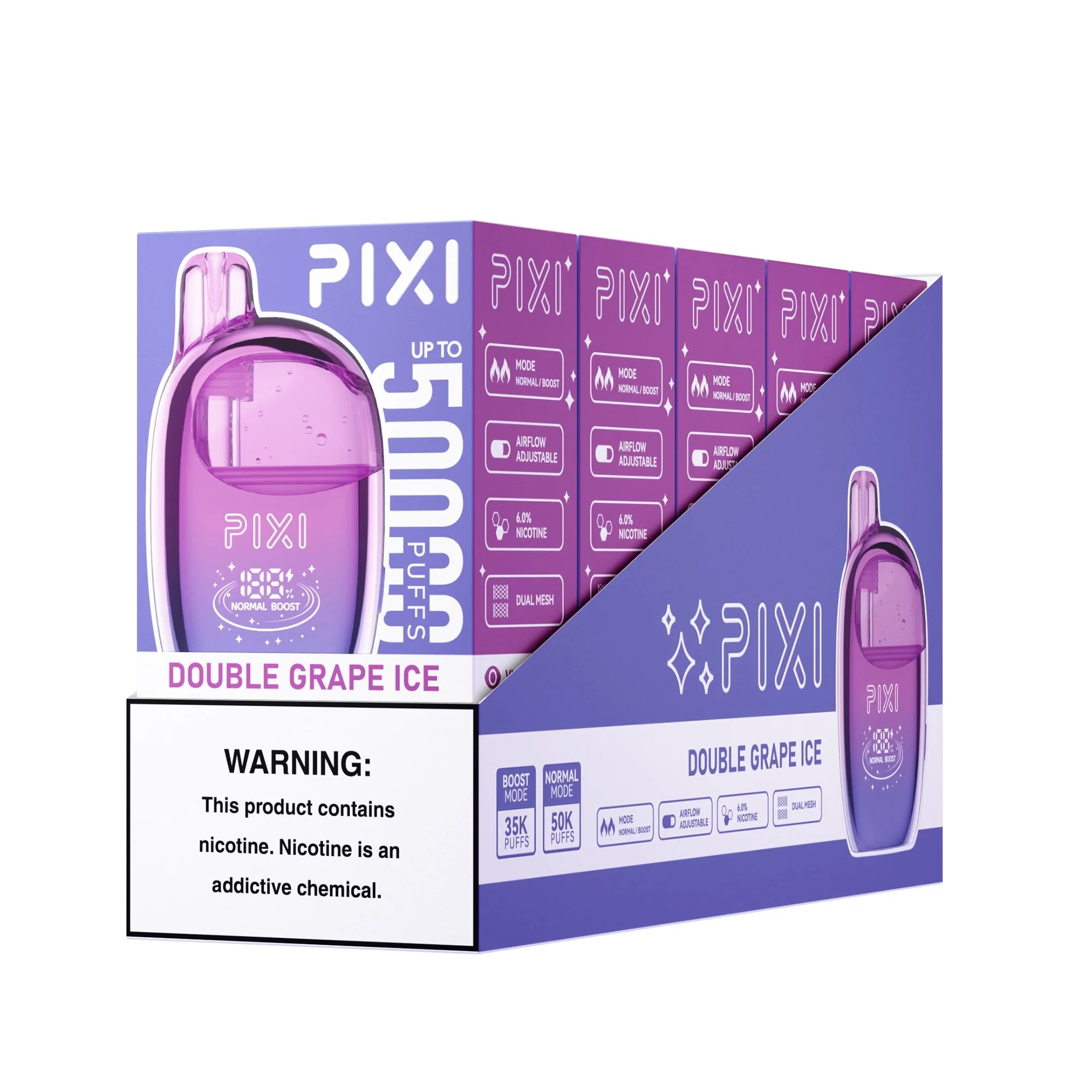 Pixi 50K Puffs Disposable - 6% Nic