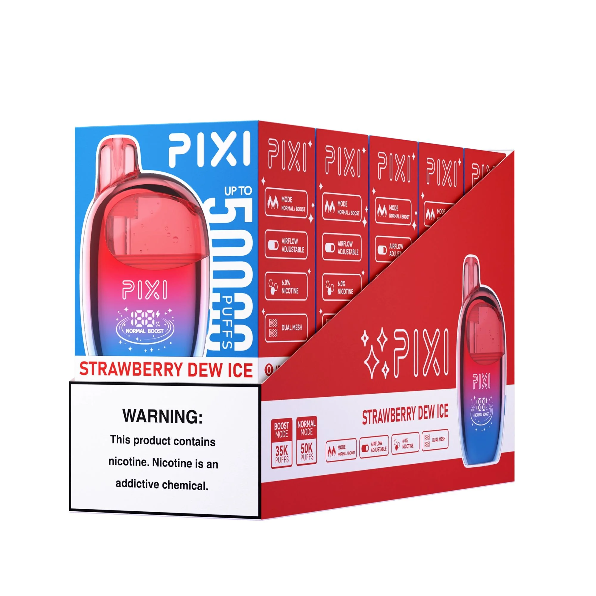 Pixi 50K Puffs Disposable - 6% Nic