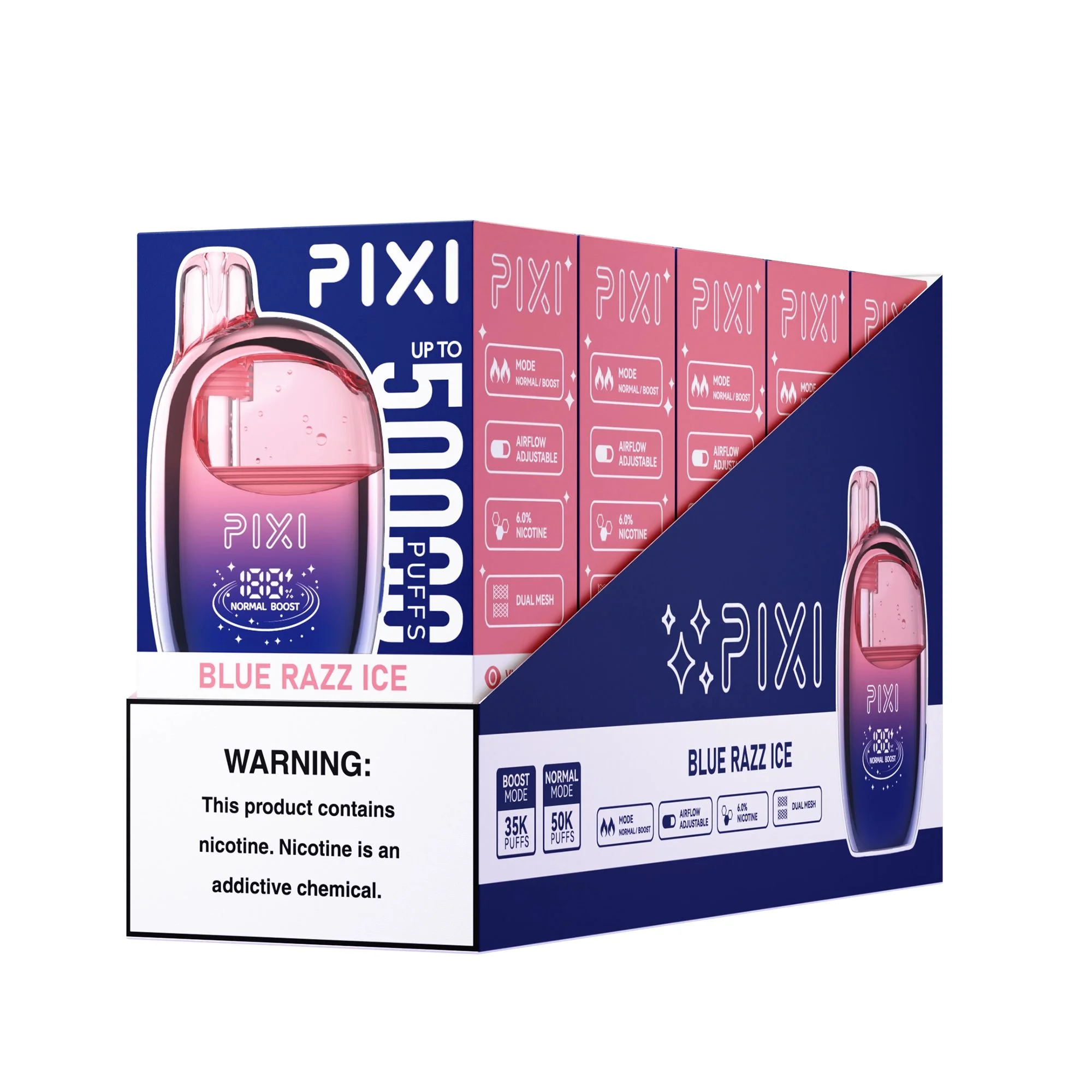 Pixi 50K Puffs Disposable - 6% Nic