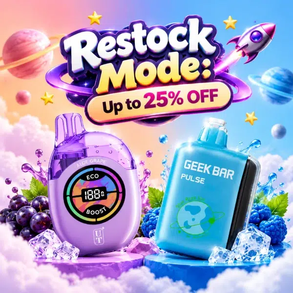 Restock Mode: Up to 25% OFF